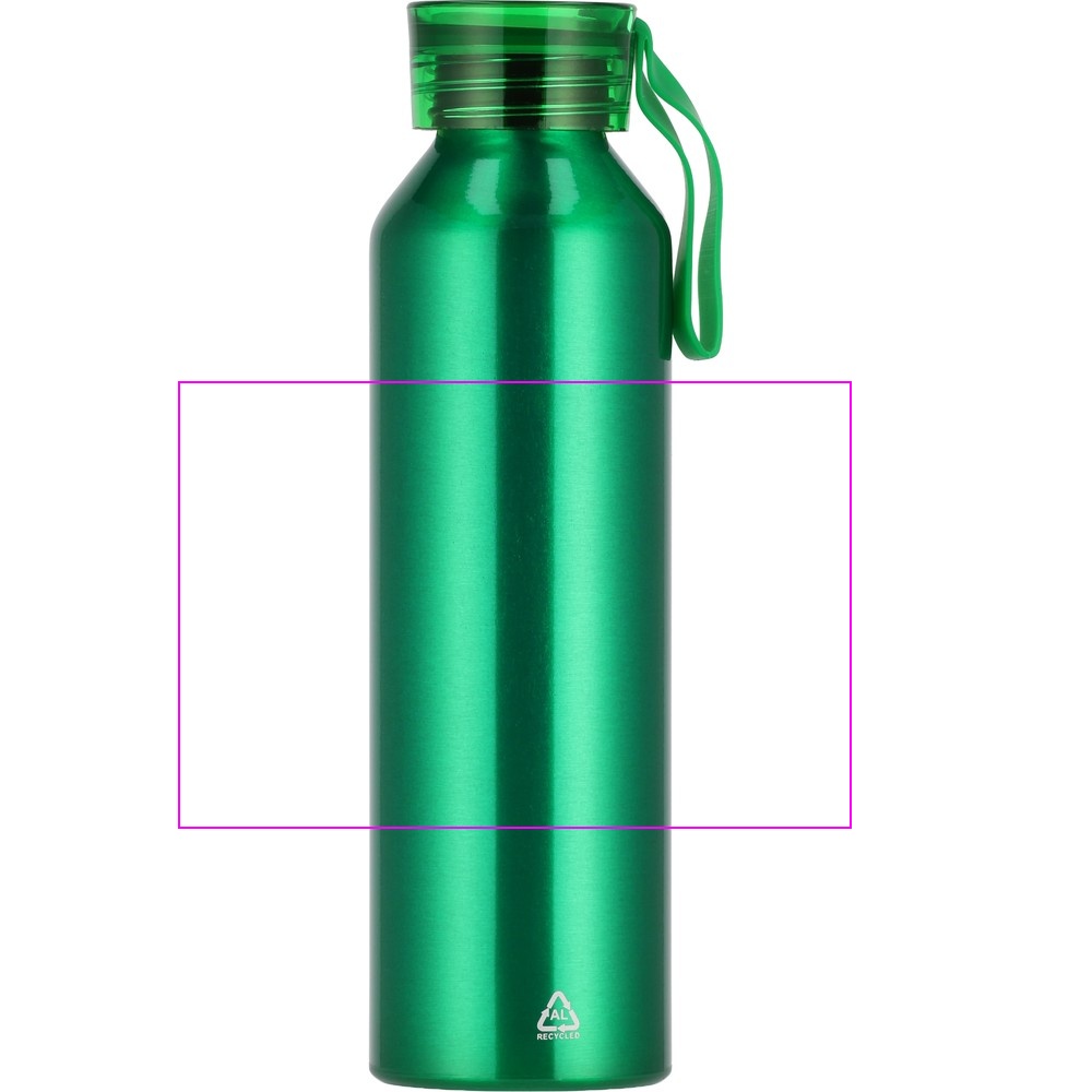 Recycled aluminum bottle CORK 600 ml