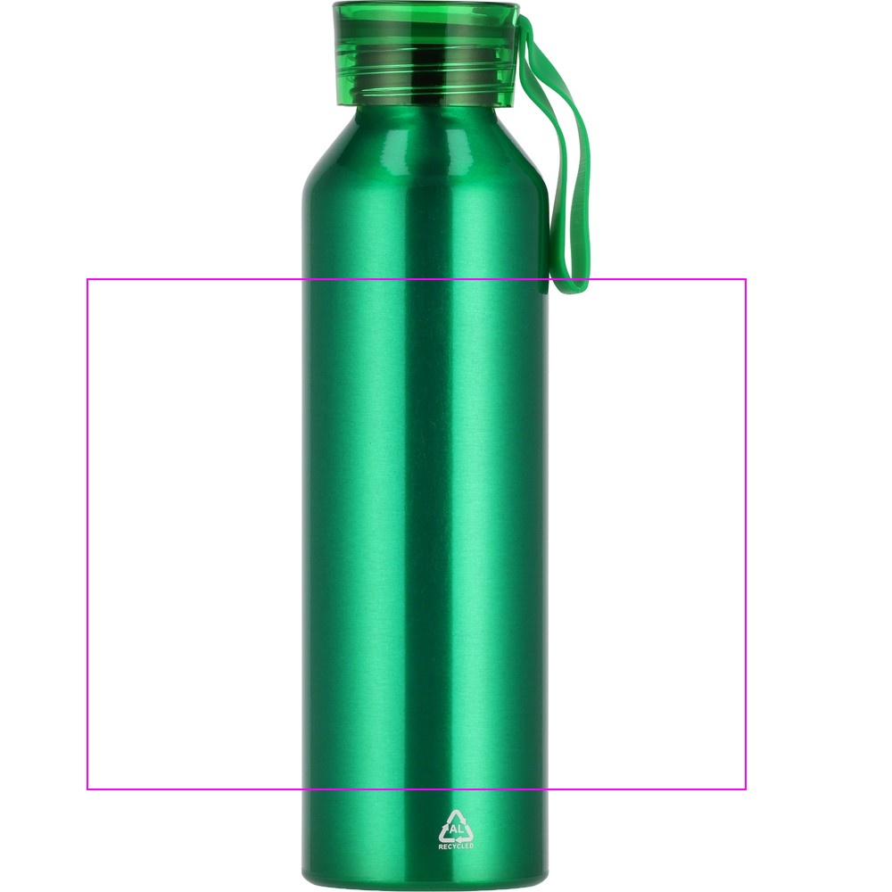 Recycled aluminum bottle CORK 600 ml