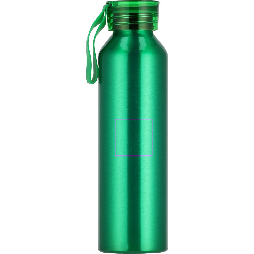 Recycled aluminum bottle CORK 600 ml
