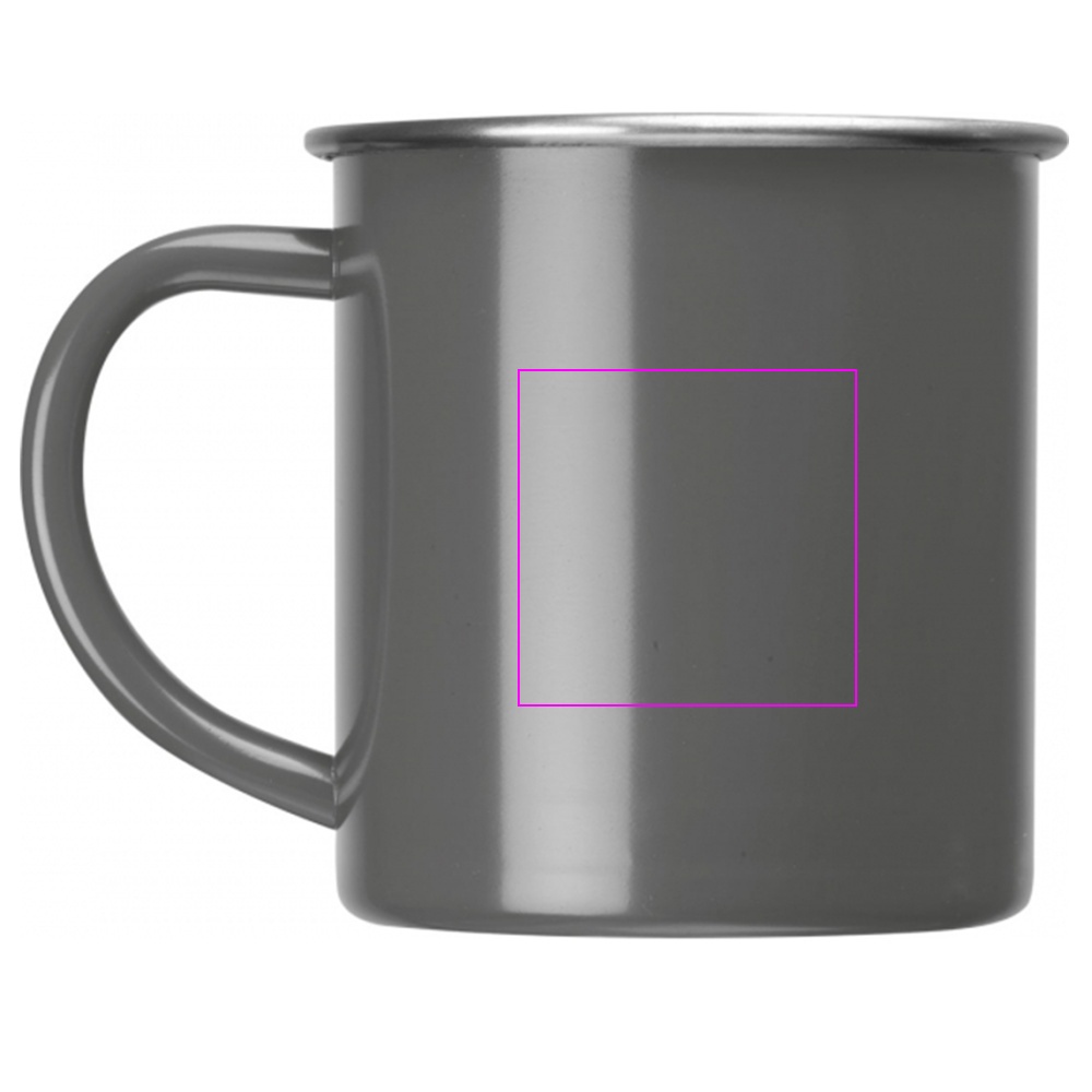 Steel mug 350ml TREZZO 350 ml