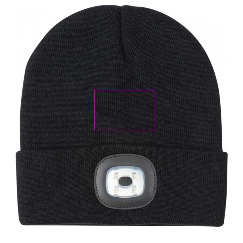 Winter cap with LED rPET MAITLAND