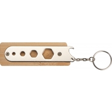 Multifunctional bamboo keyring HIROSHIMA