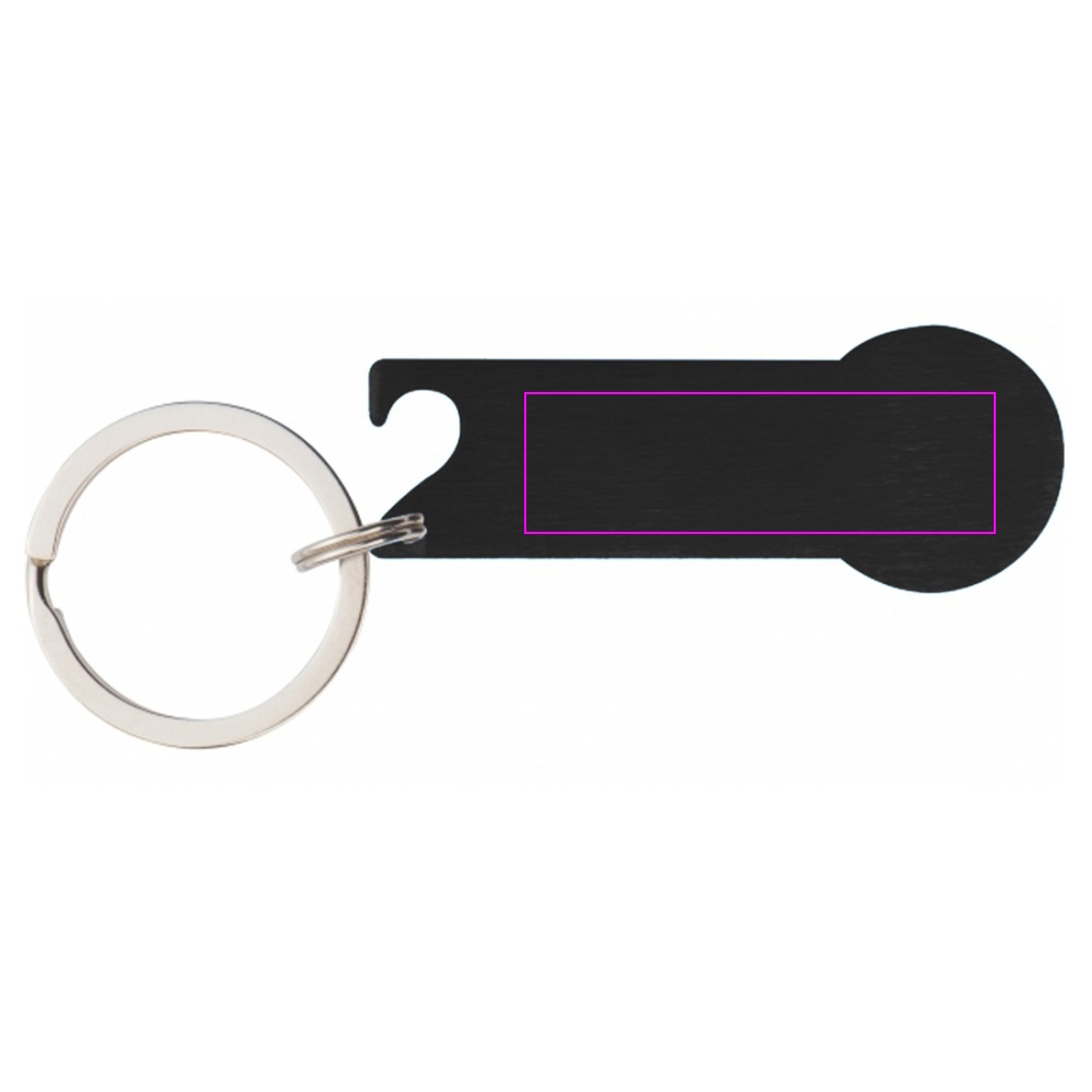 Metal bottle oballpener keyring STICKIT