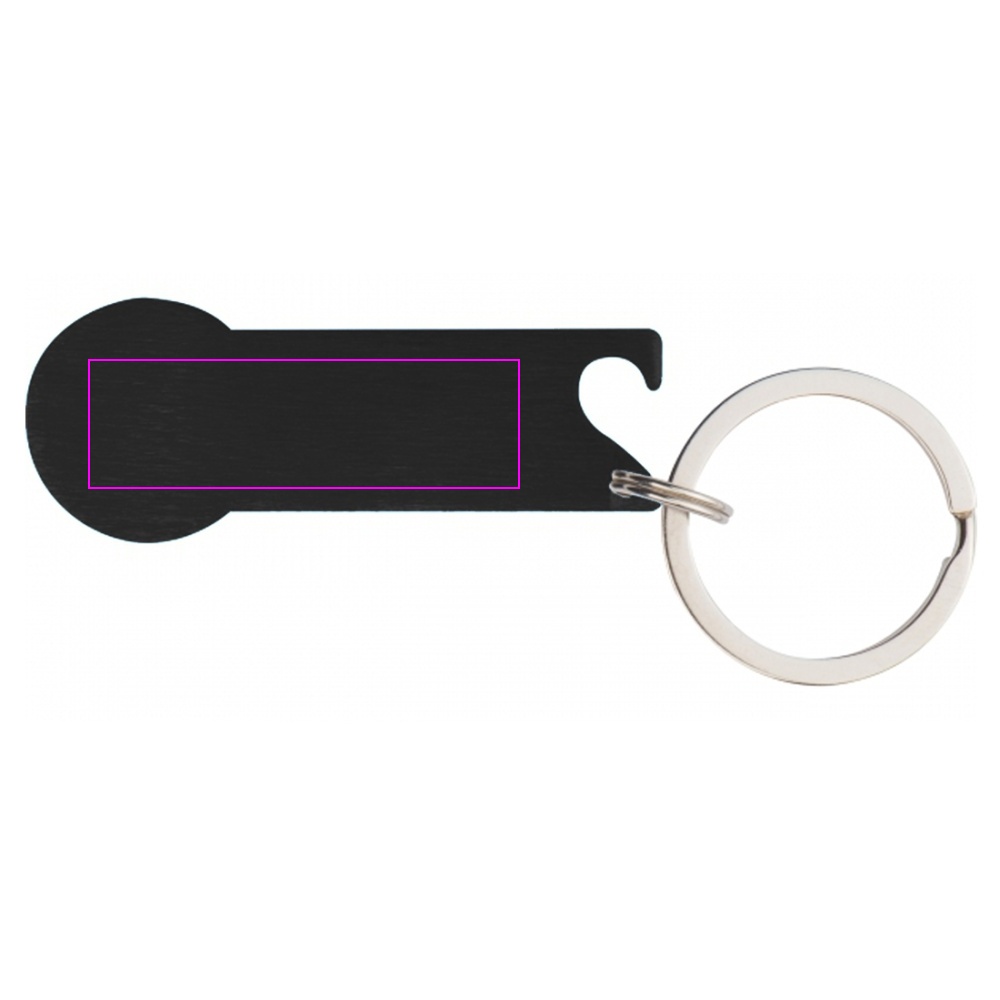 Metal bottle oballpener keyring STICKIT