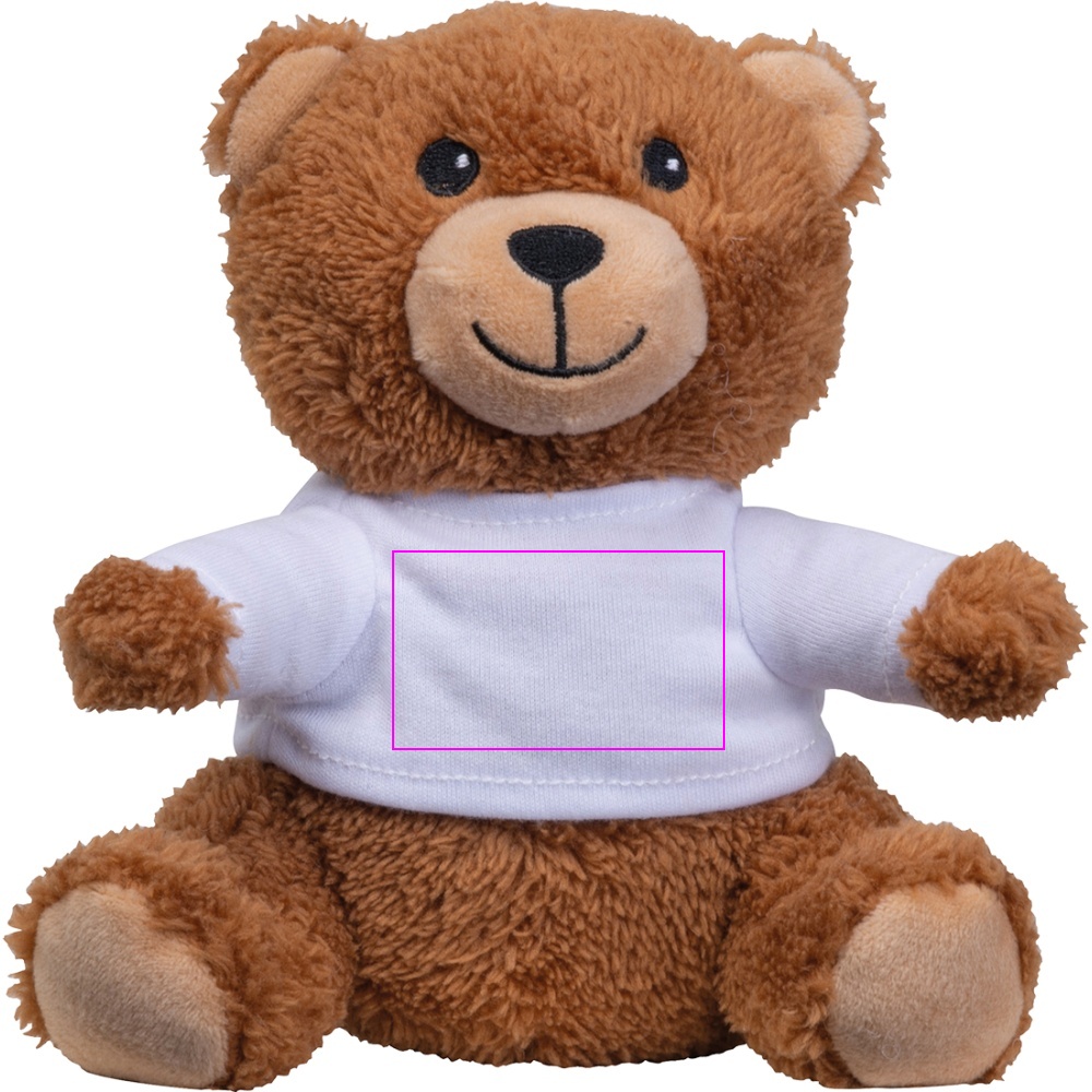 Plush Bear made of recycled polyester HELSINKI