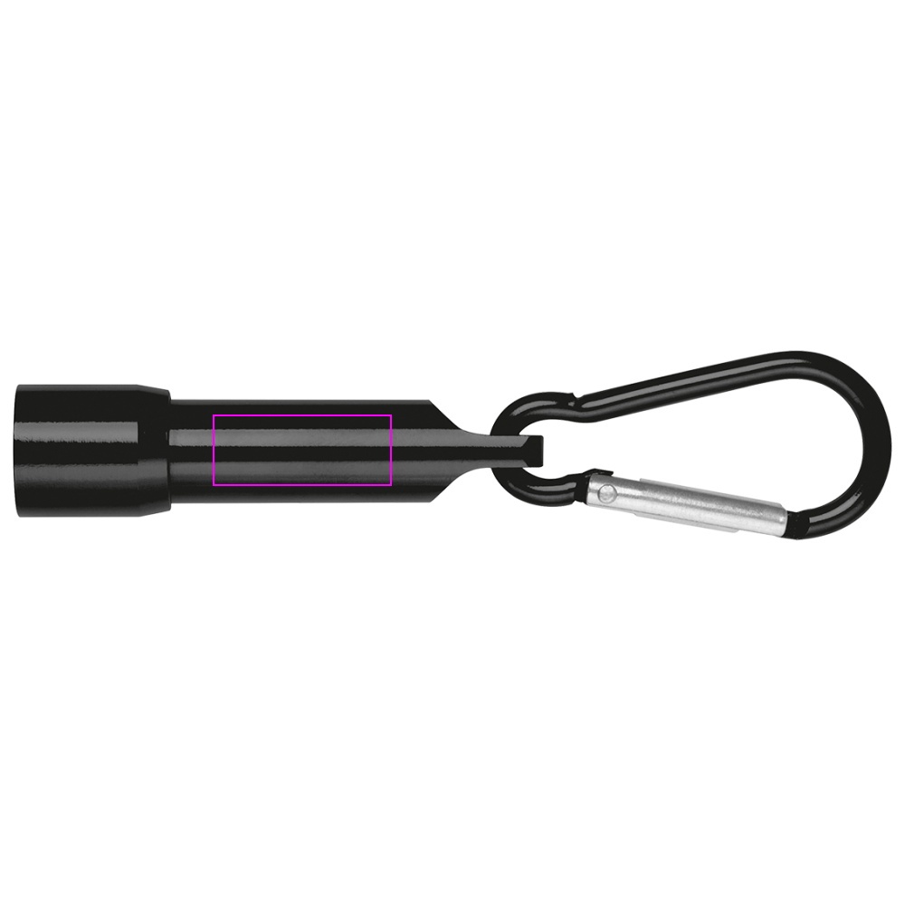 Mini Flashlight made of recycled aluminium BERGAMO