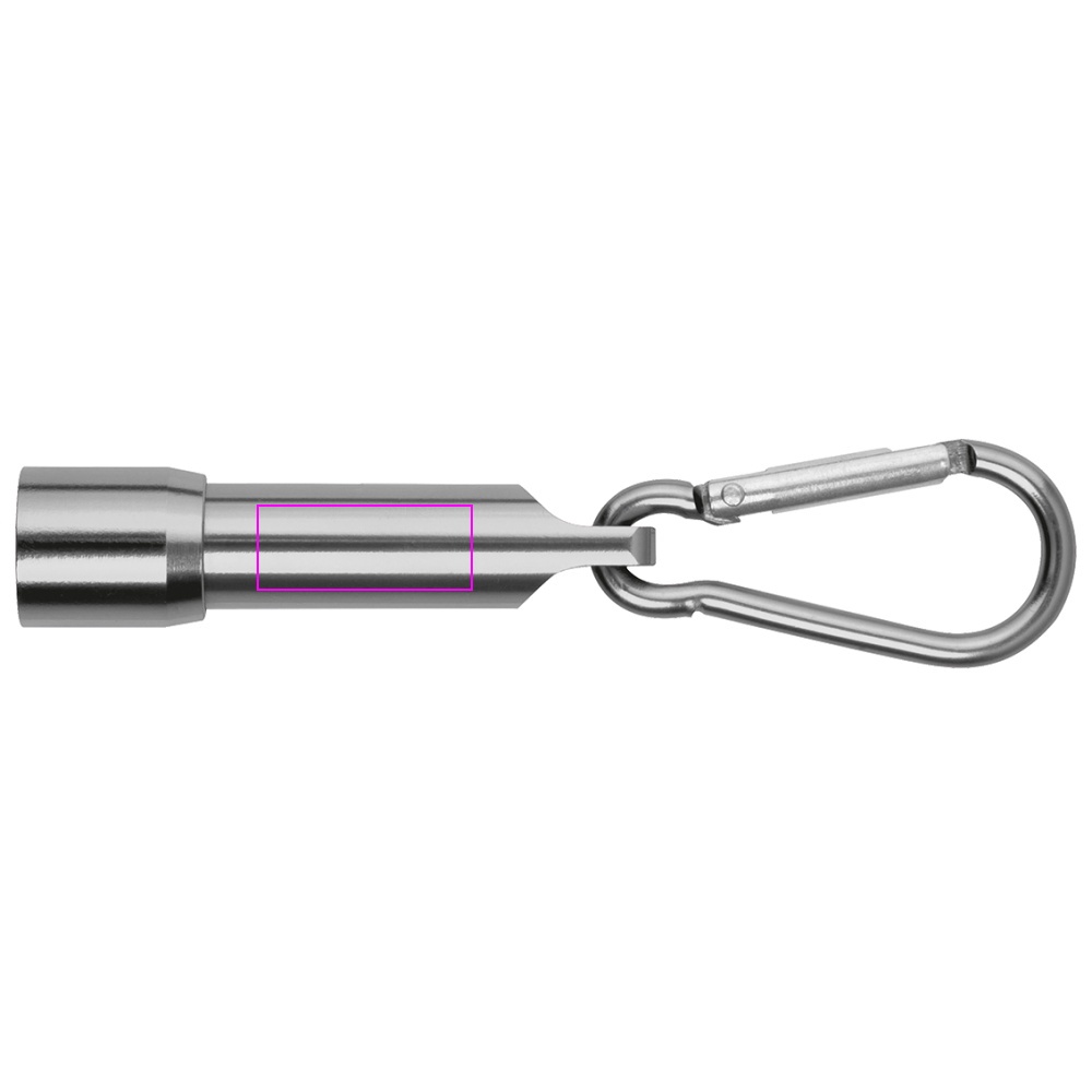 Mini Flashlight made of recycled aluminium BERGAMO