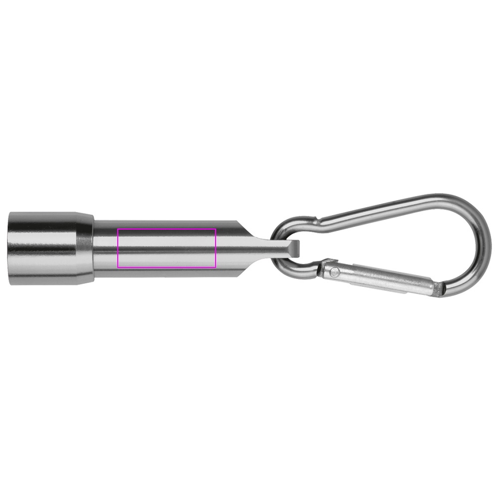 Mini Flashlight made of recycled aluminium BERGAMO
