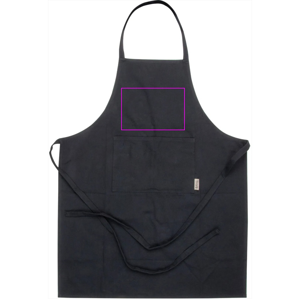 Apron made of recycled cotton FLORENCE 280 g/m2