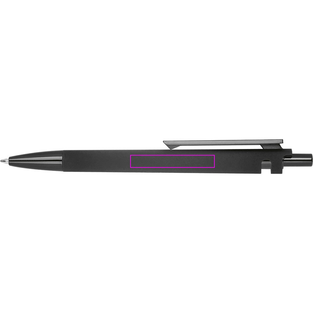 Soft touch plastic pen made of recycled ABS MONTERREY