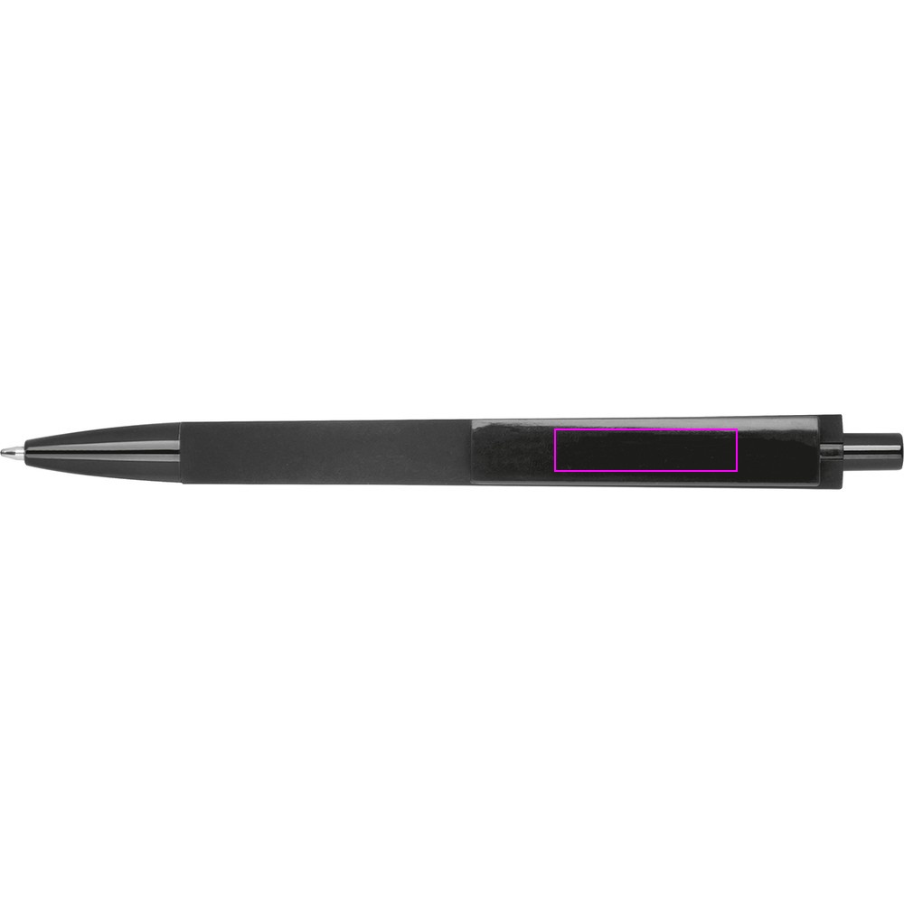 Soft touch plastic pen made of recycled ABS MONTERREY