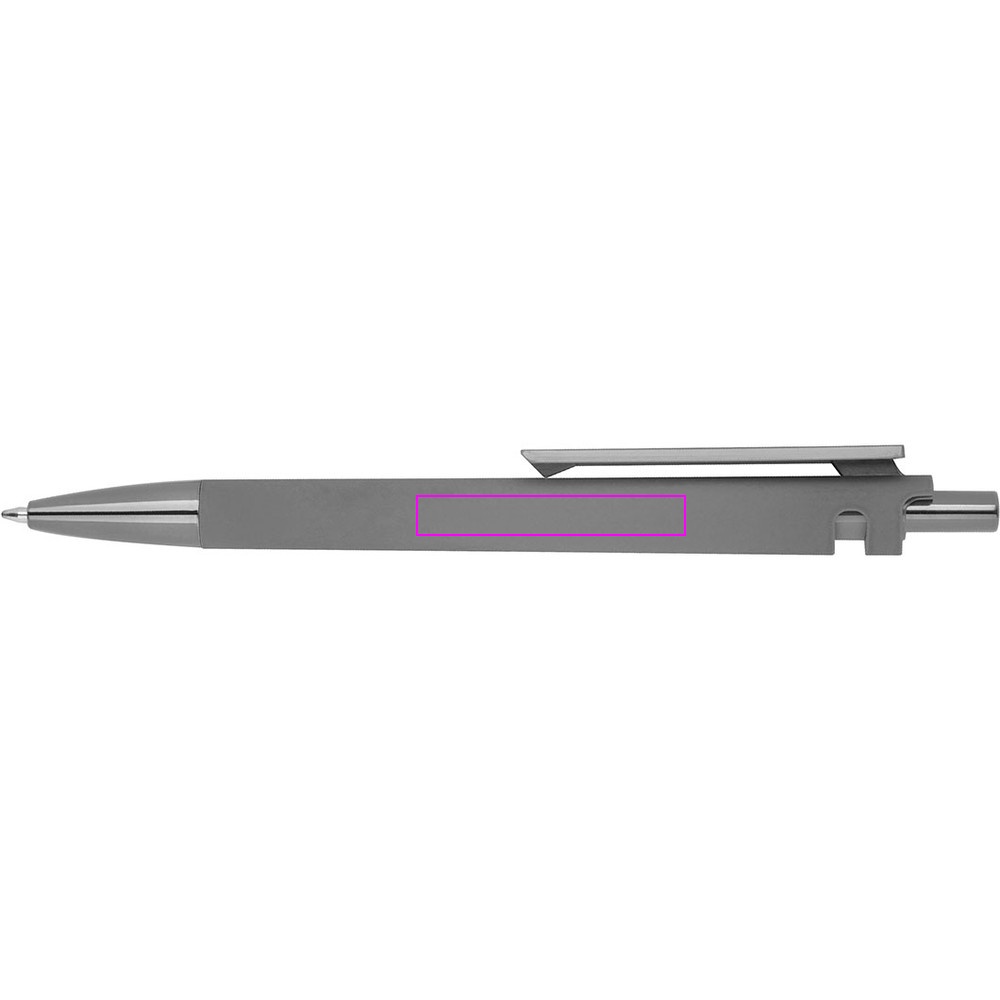 Soft touch plastic pen made of recycled ABS MONTERREY