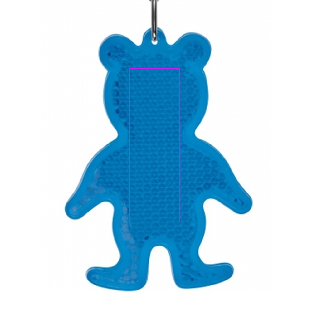 Reflective keyring BEAR