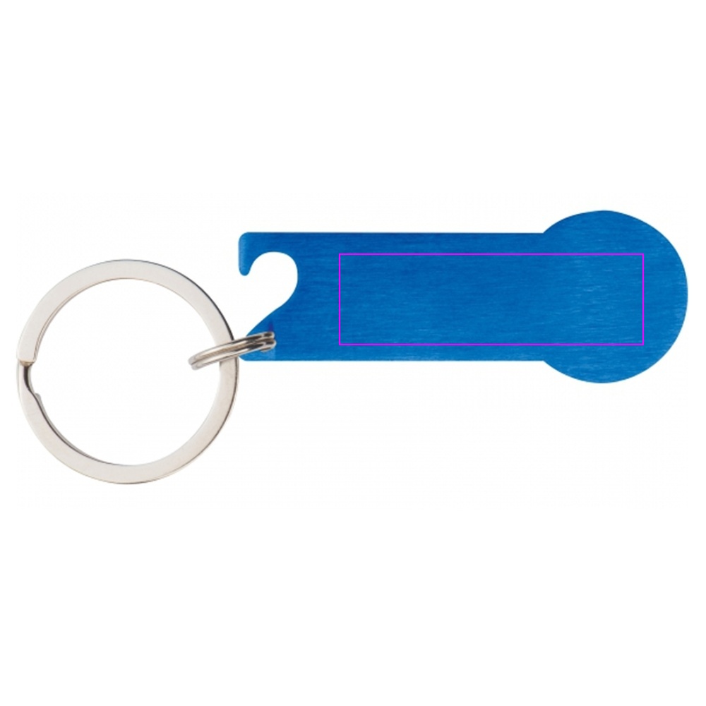 Metal bottle oballpener keyring STICKIT