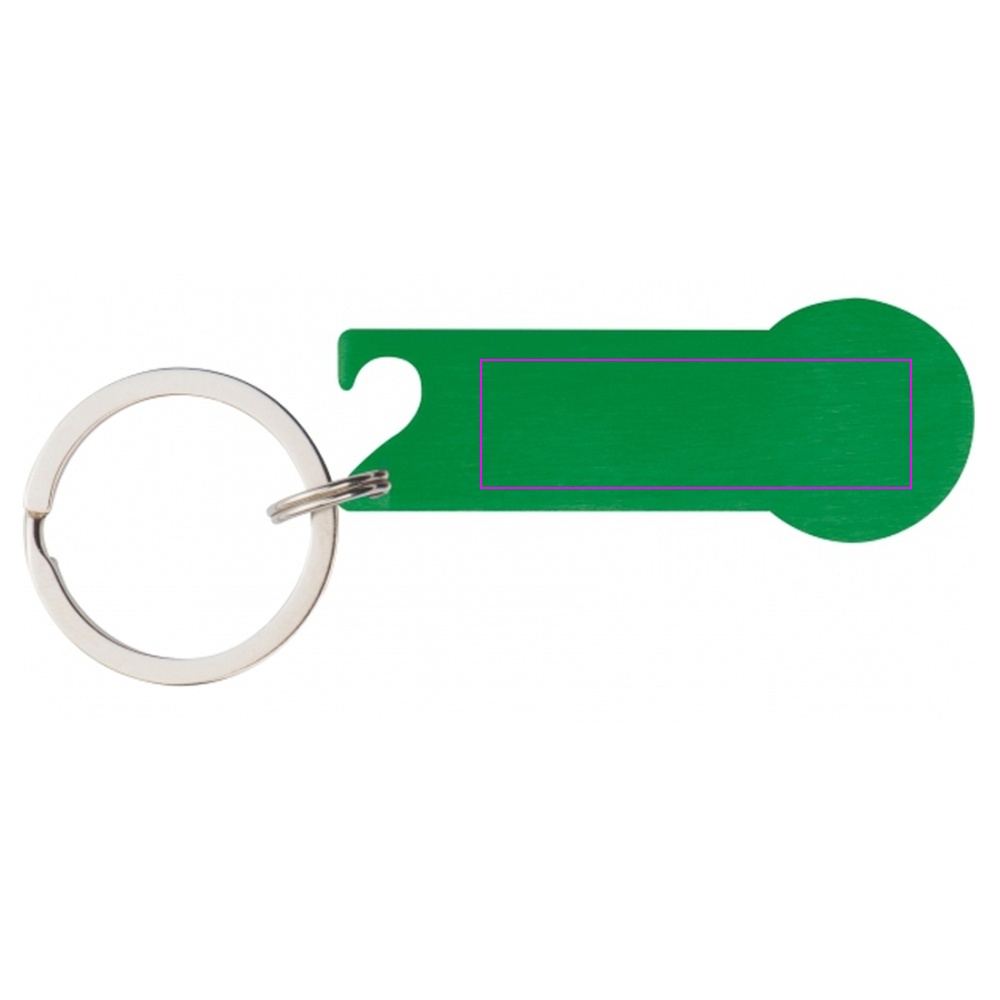 Metal bottle oballpener keyring STICKIT