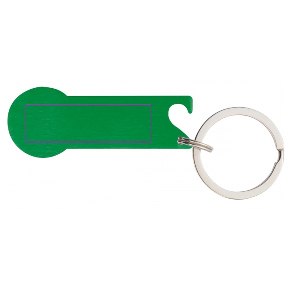Metal bottle oballpener keyring STICKIT