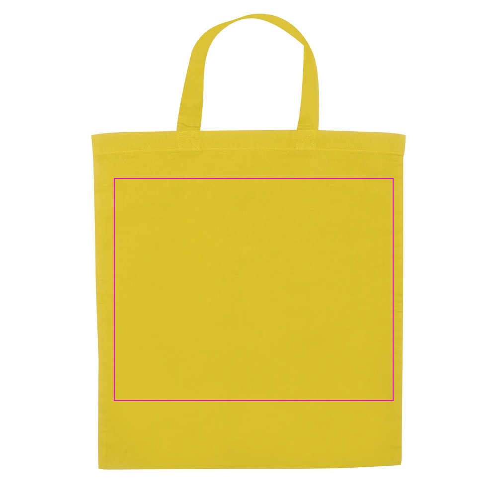Cotton bag with short handles 140 g/m² BREGENZ