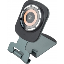 Phone holder with wireless charger 