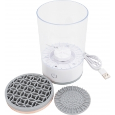 Makeup brush cleaner device