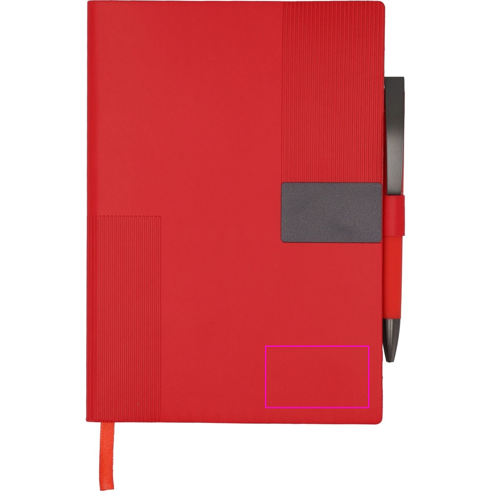Lined notebook A5 with pen MERSIN