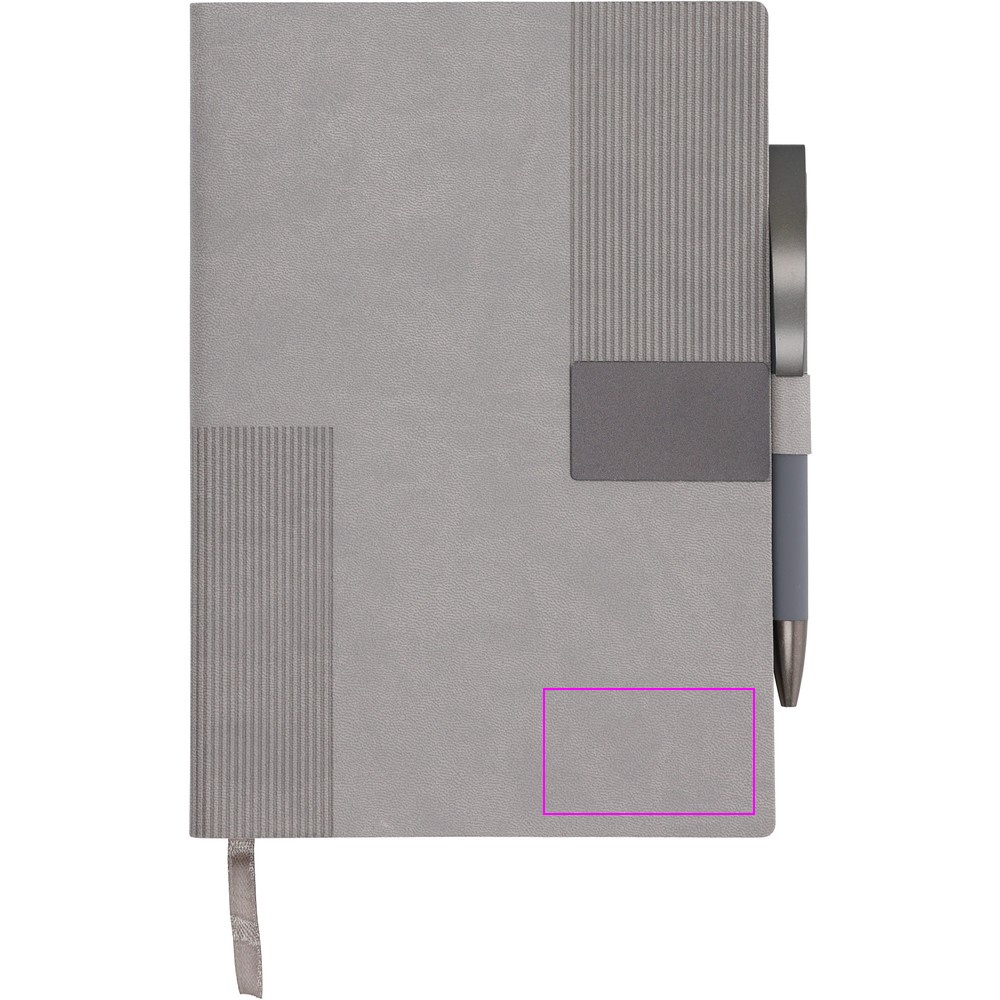 Lined notebook A5 with pen MERSIN