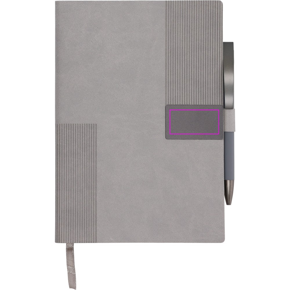 Lined notebook A5 with pen MERSIN