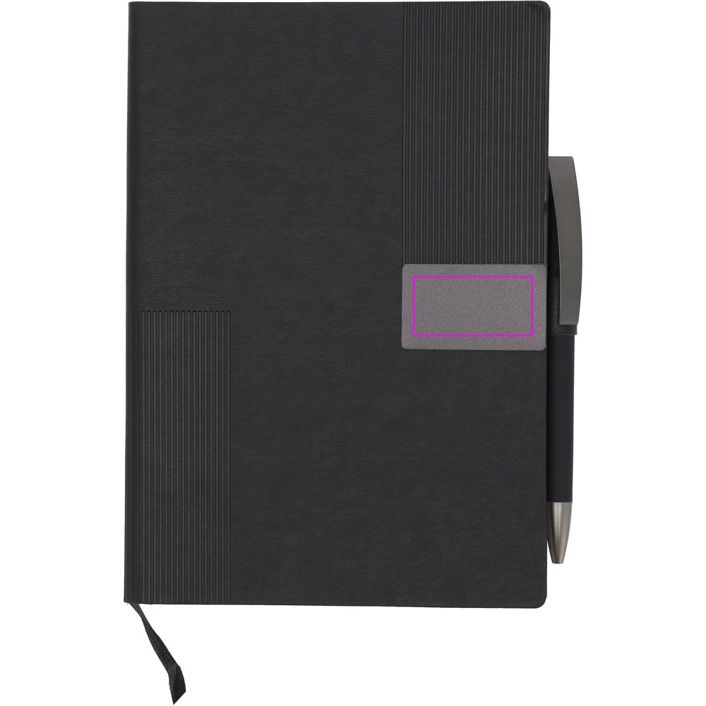 Lined notebook A5 with pen MERSIN