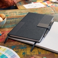 Lined notebook A5 with pen MERSIN