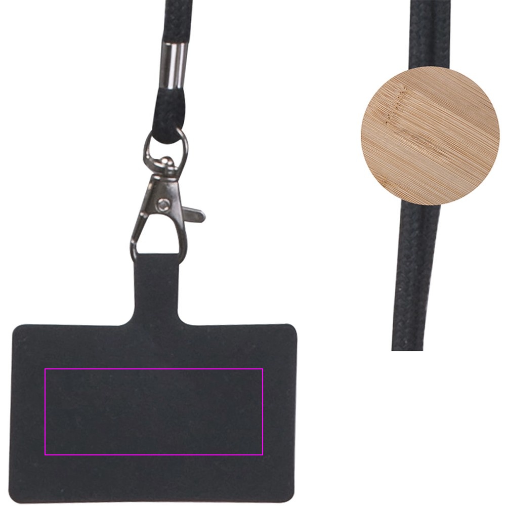 Lanyard with phone holder YOKOHAMA