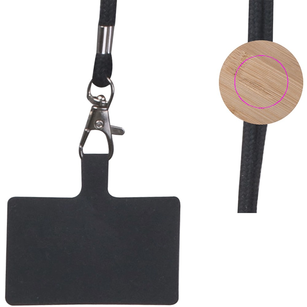 Lanyard with phone holder YOKOHAMA
