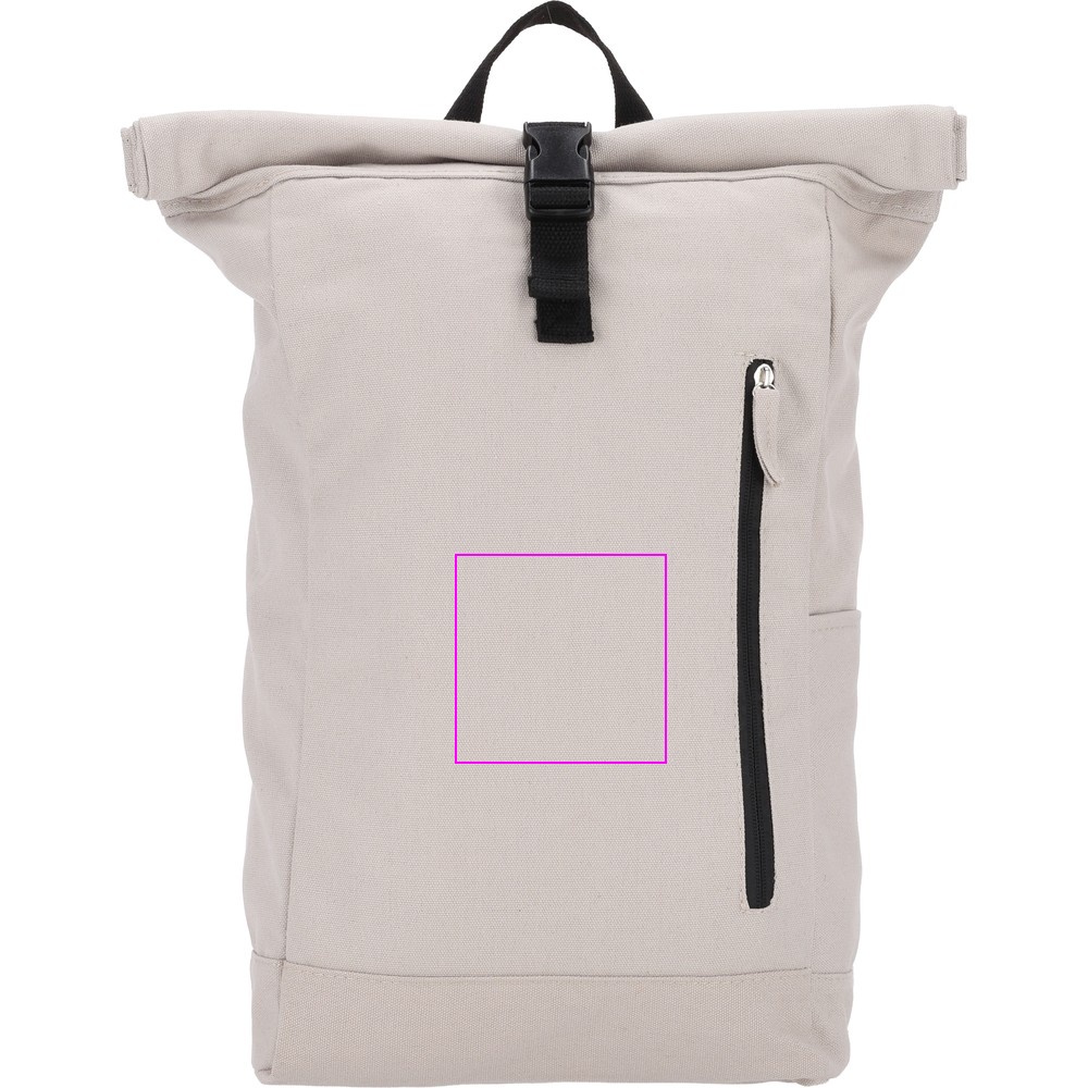 Recycled cotton backpack WOODSTOCK