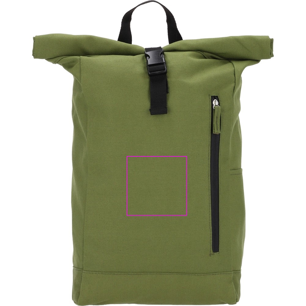 Recycled cotton backpack WOODSTOCK