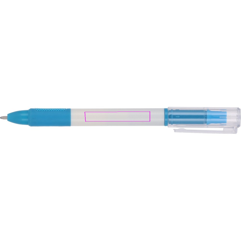 Ballpoint pen with highlighter LENS