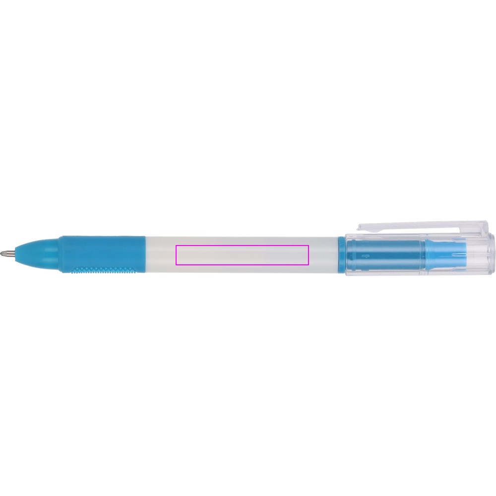 Ballpoint pen with highlighter LENS