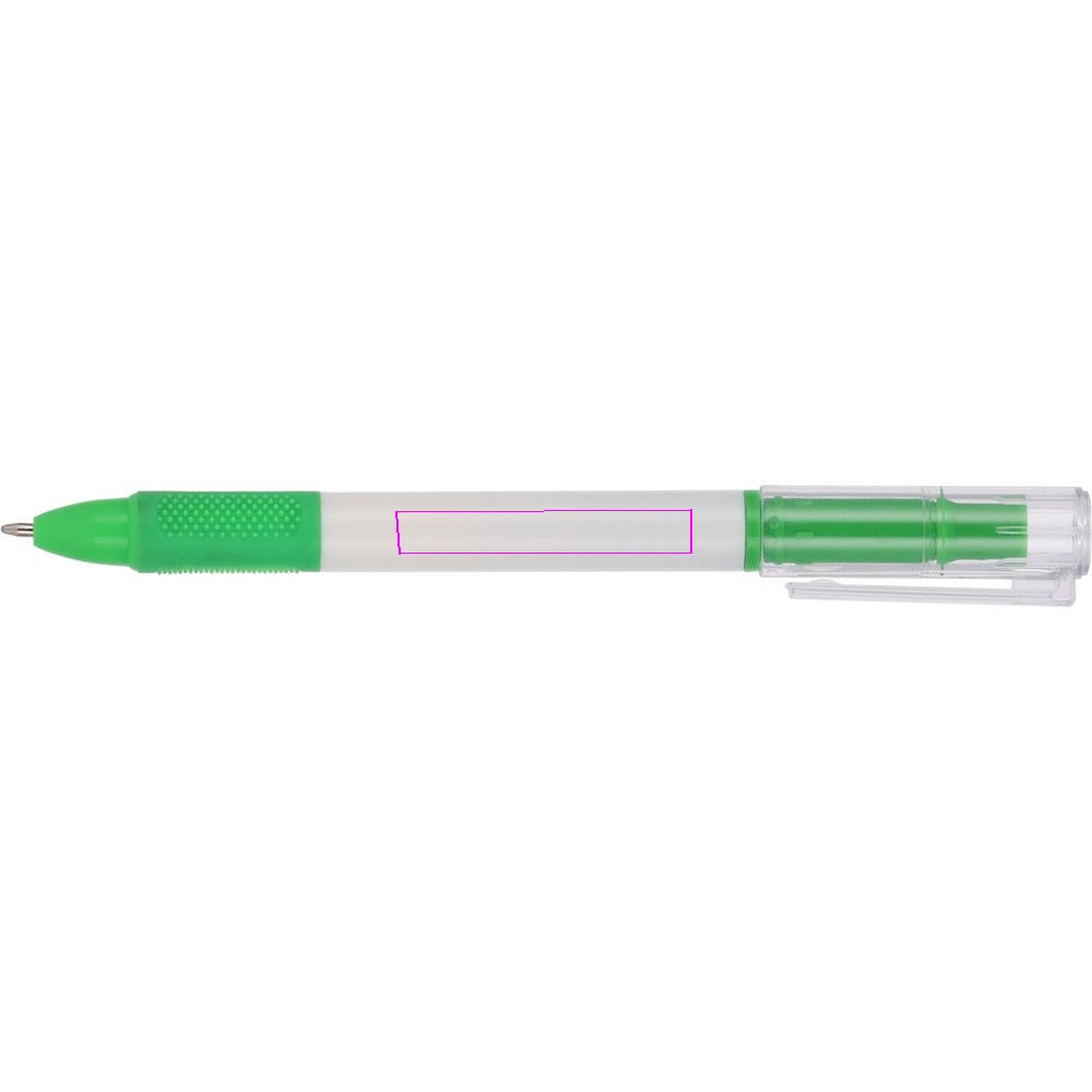 Ballpoint pen with highlighter LENS