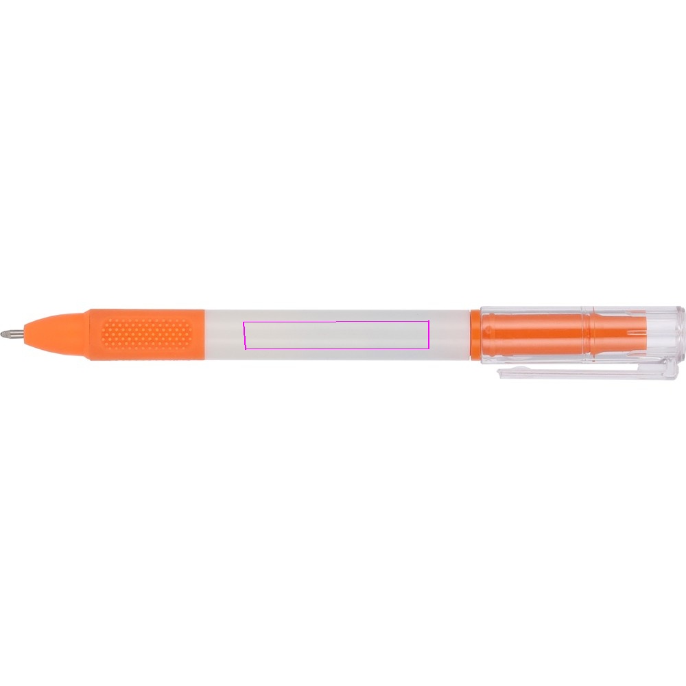 Ballpoint pen with highlighter LENS