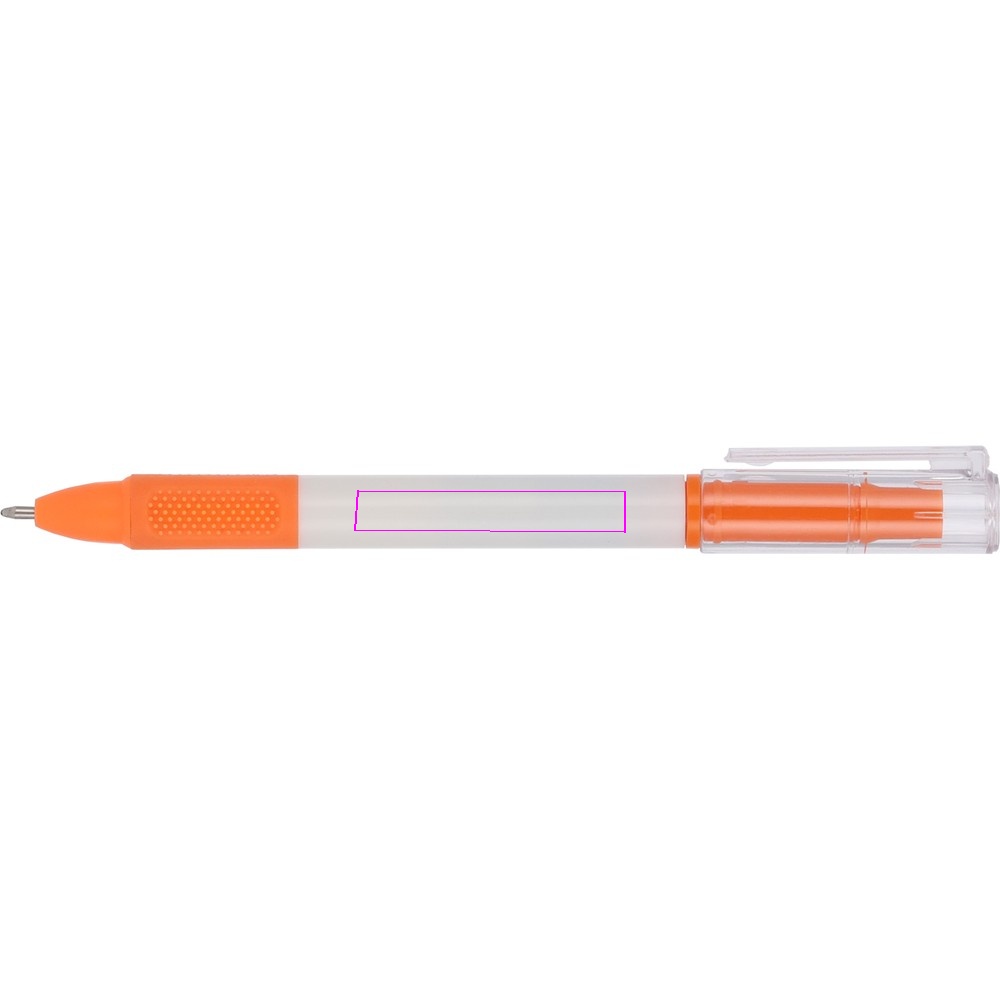 Ballpoint pen with highlighter LENS
