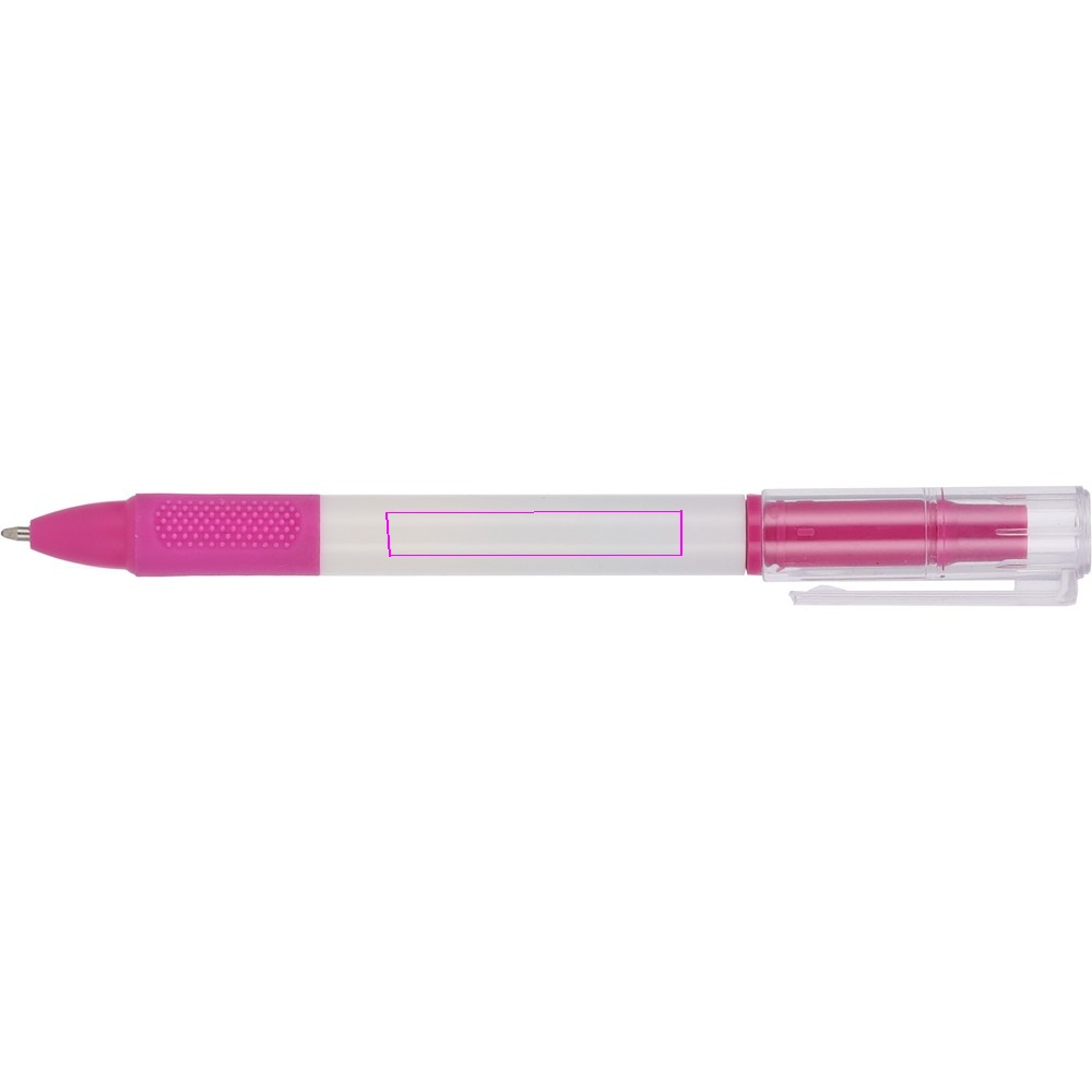 Ballpoint pen with highlighter LENS