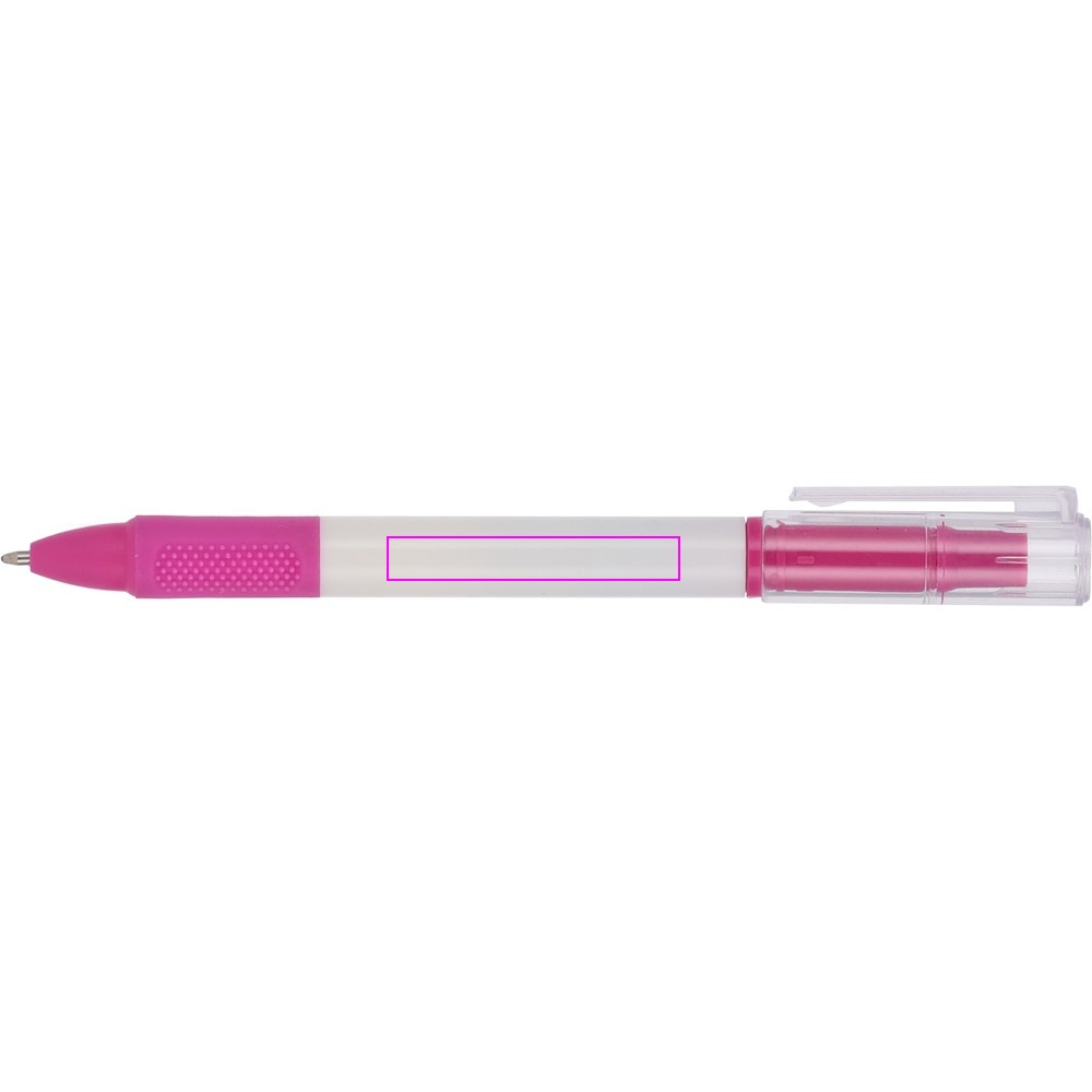 Ballpoint pen with highlighter LENS