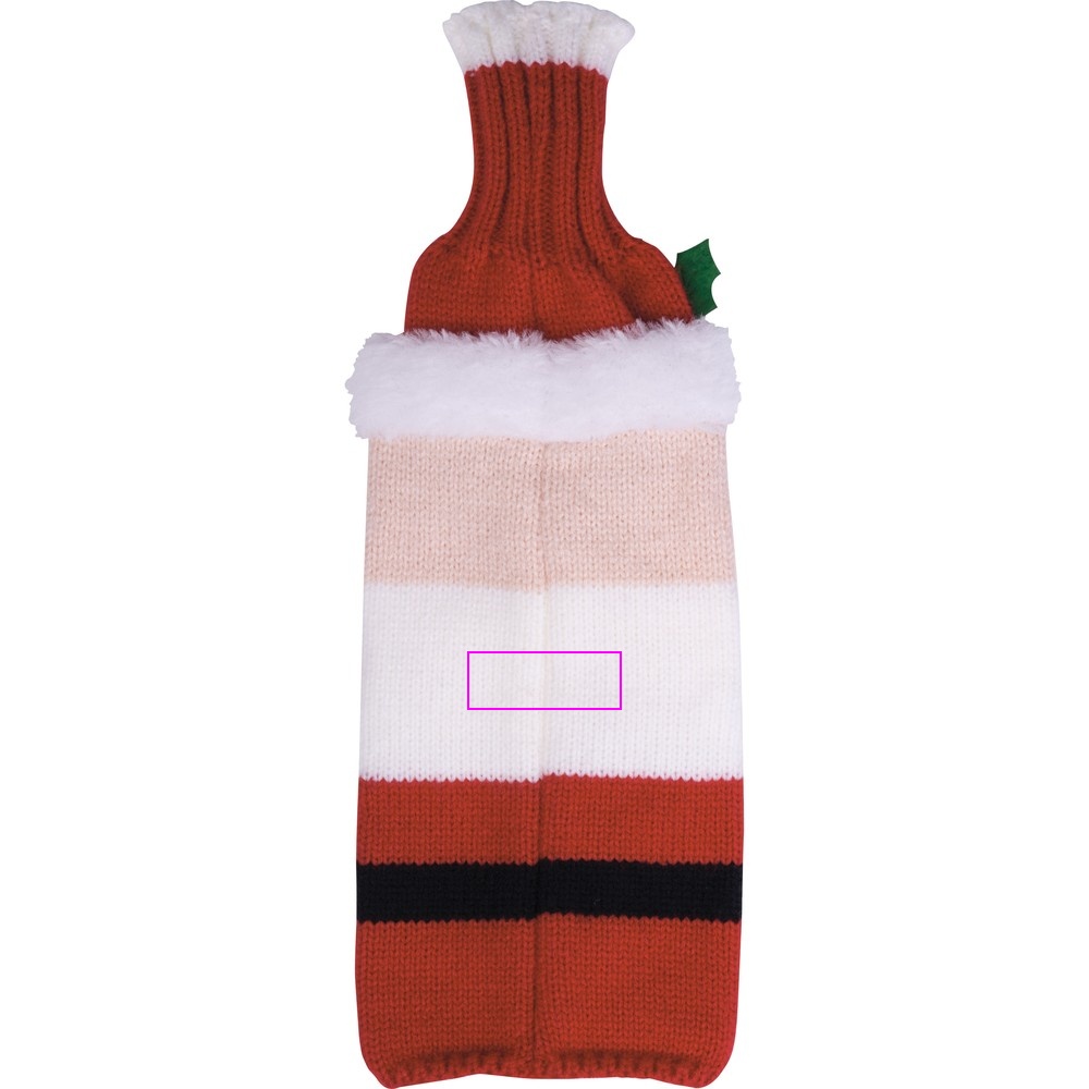 Xmas wine bottle cover ANTARCTIC