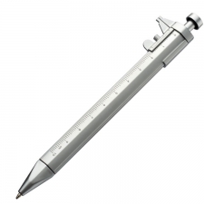 Plastic ballpen with caliper PRESCOT