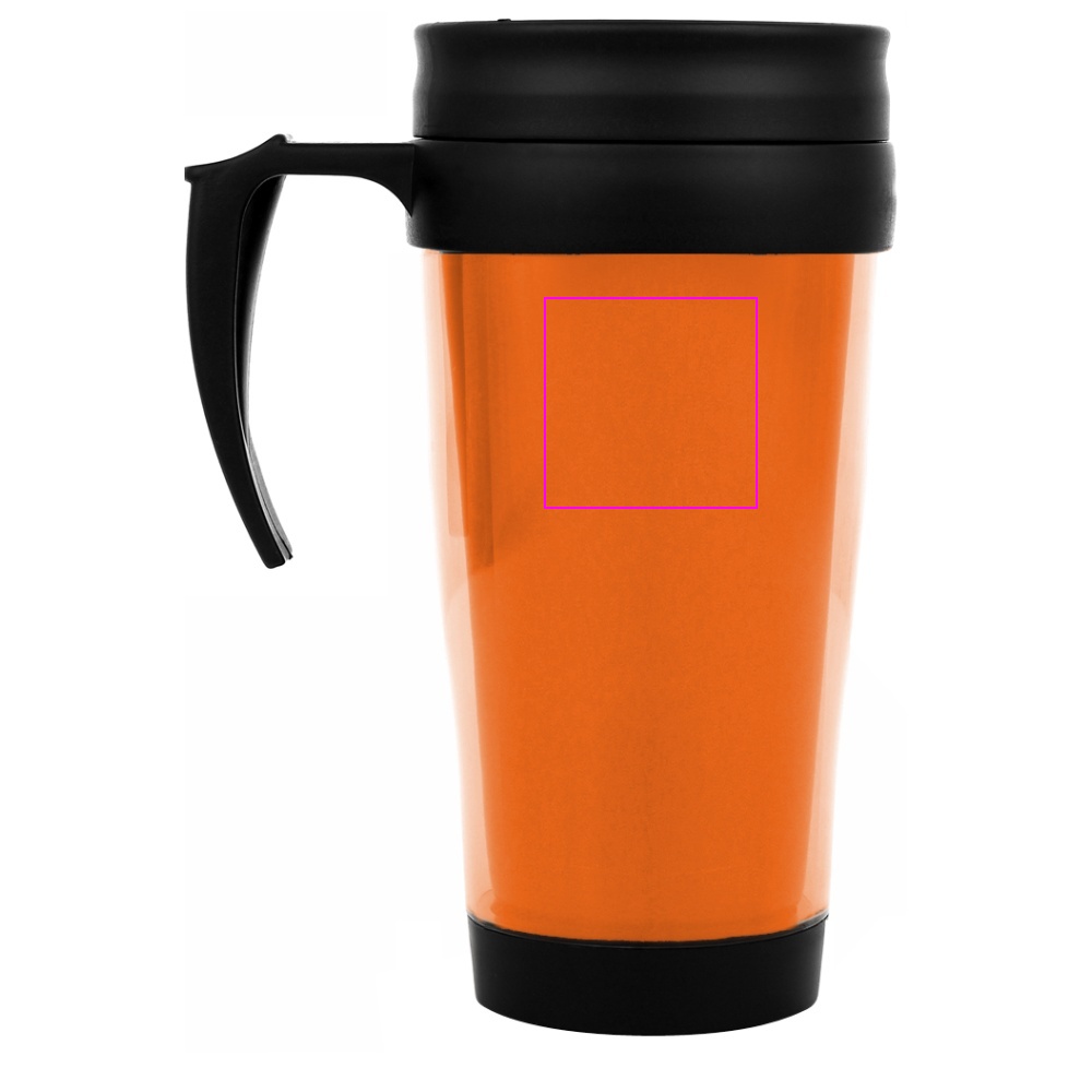 Plastic thermal mug 400ml FORT WORTH 400 ml