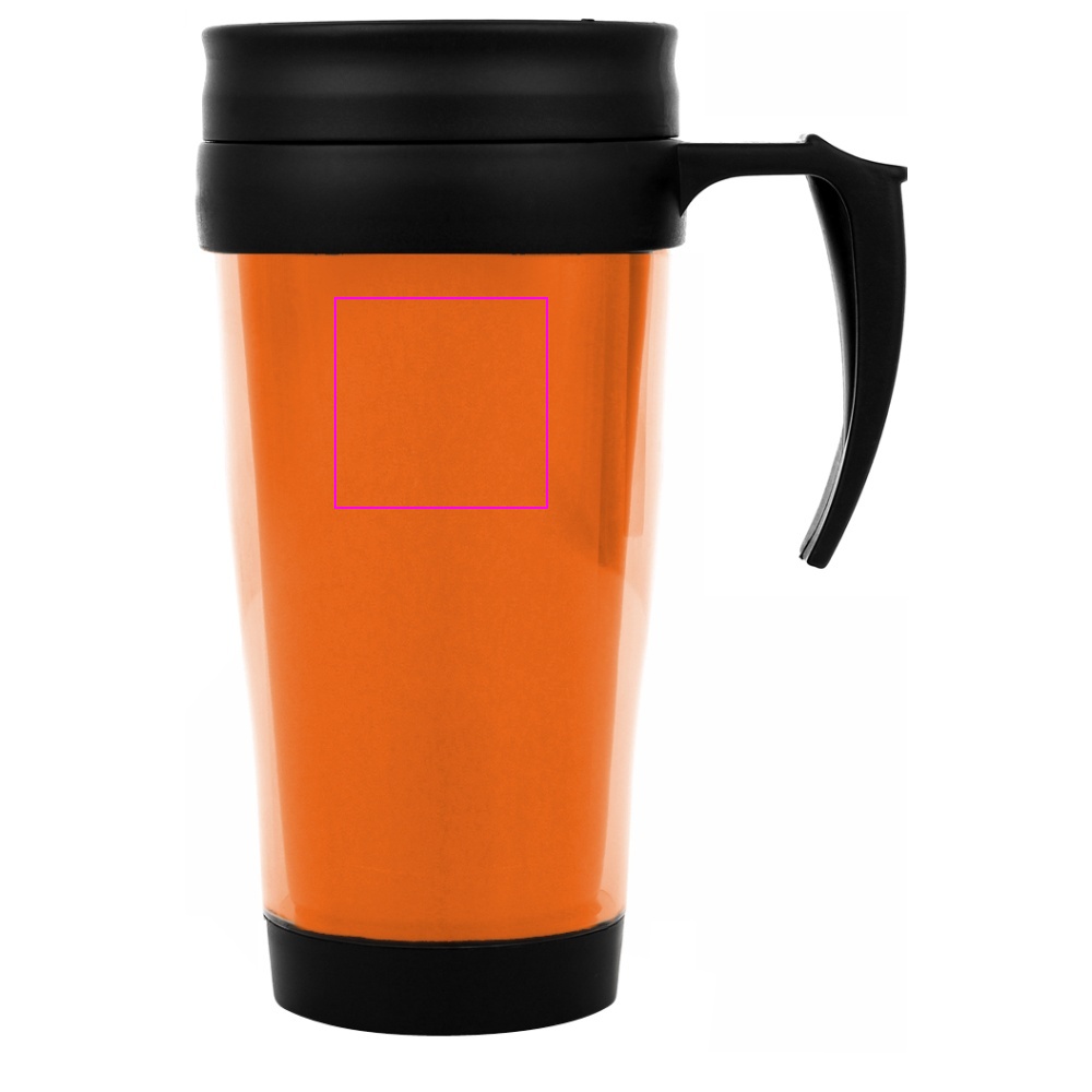 Plastic thermal mug 400ml FORT WORTH 400 ml