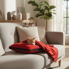 2-in-1 fleece blanket/pillow RADCLIFF 170 g/m2