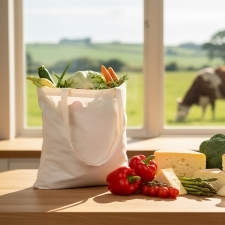 Cotton bag with long handles 140 g/m2 MANACOR