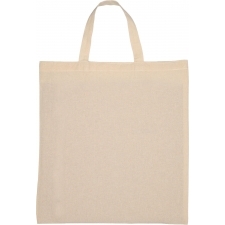 Cotton bag with short handles 140 g/m² ARRECIFE