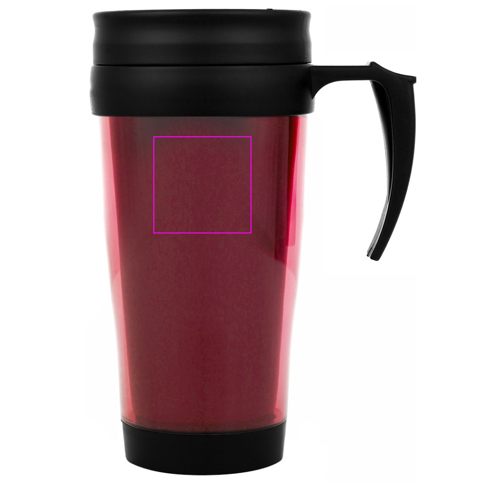 Plastic thermal mug 400ml FORT WORTH 400 ml