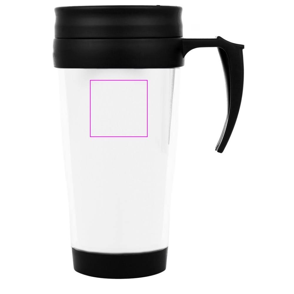 Plastic thermal mug 400ml FORT WORTH 400 ml